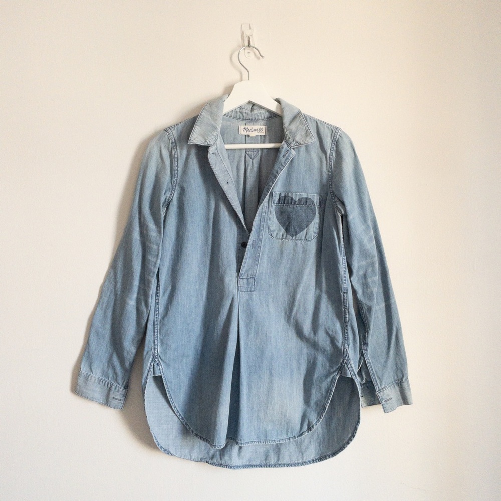 Madewell Blue Shirt in XS